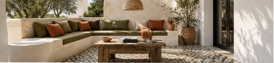 Concrete furniture and objects